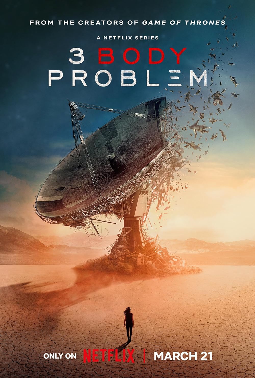 Poster for the show: 3 Body Problem