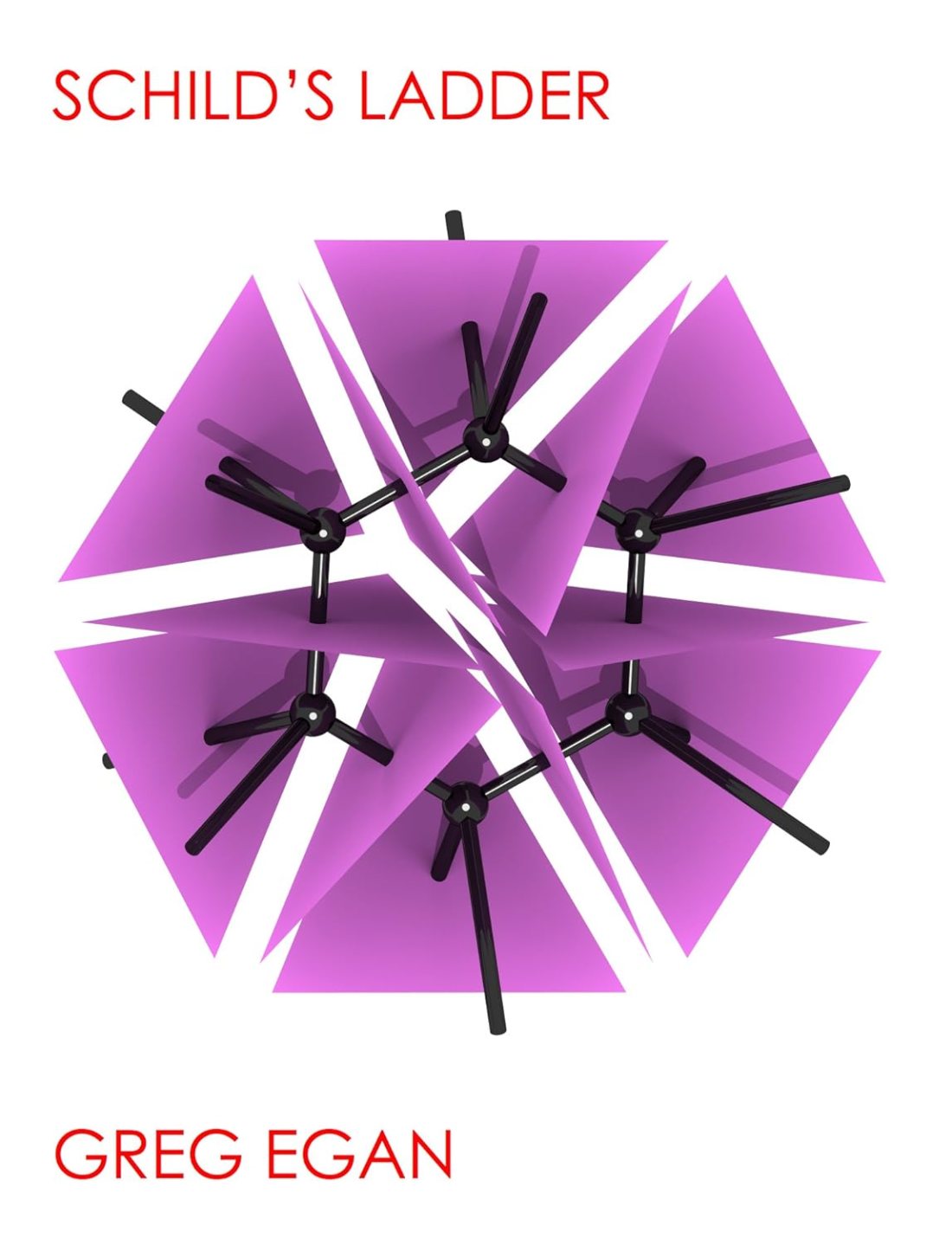 Cover of Schild's Ladder showing geometric shapes.